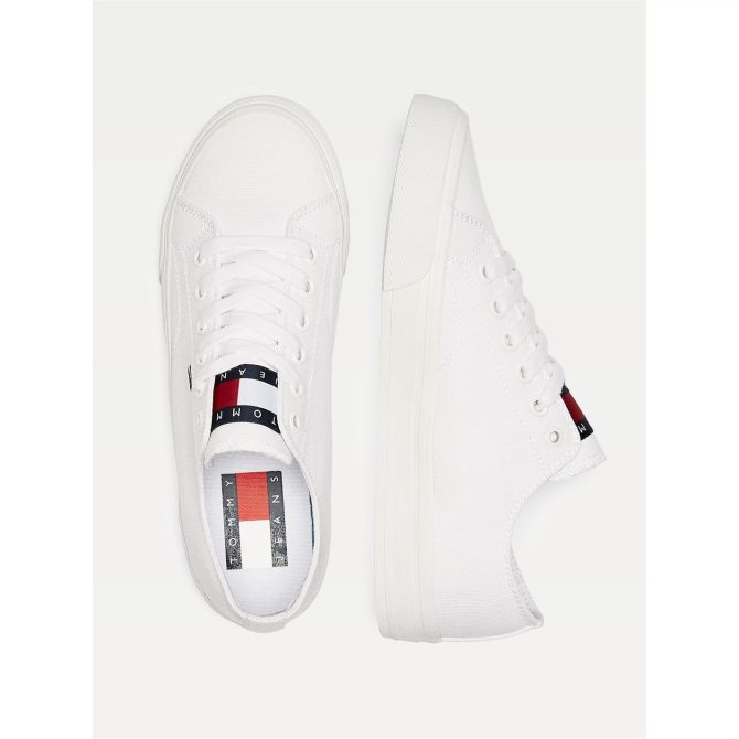 Canvas Low Trainers Tommy Jeans Free Delivery - Image 2