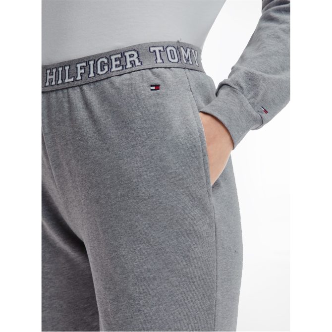 Tommy Hilfiger Tracksuit Bottoms Womens Tommy Bodywear Shoping Model - Image 6