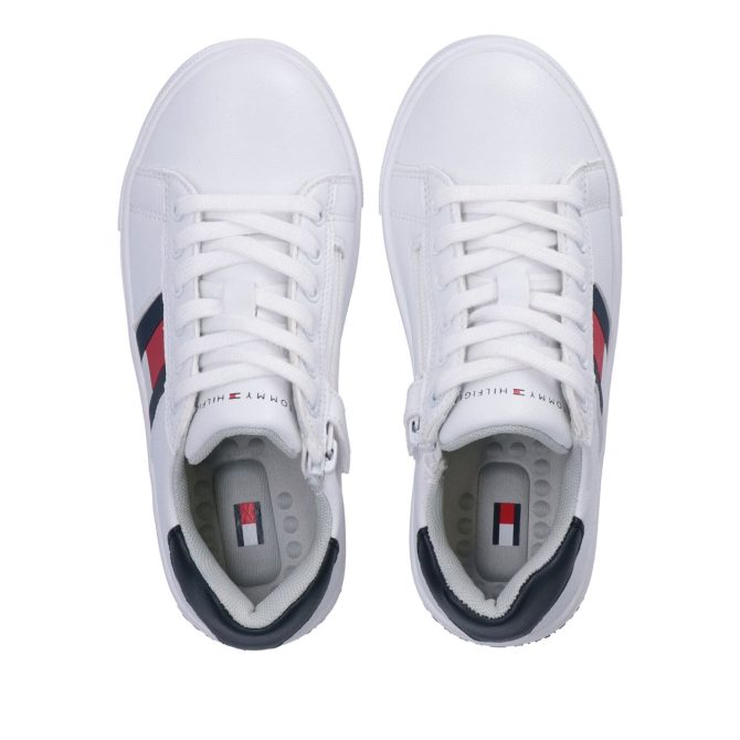 LG Flag Lace Trainers Tommy Hilfiger Cut Price - Image 5