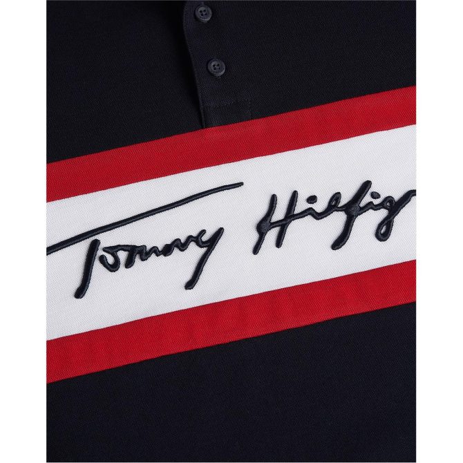 1985 Signature Colour Block Polo Shirt Tommy Hilfiger Less Expensive - Image 6