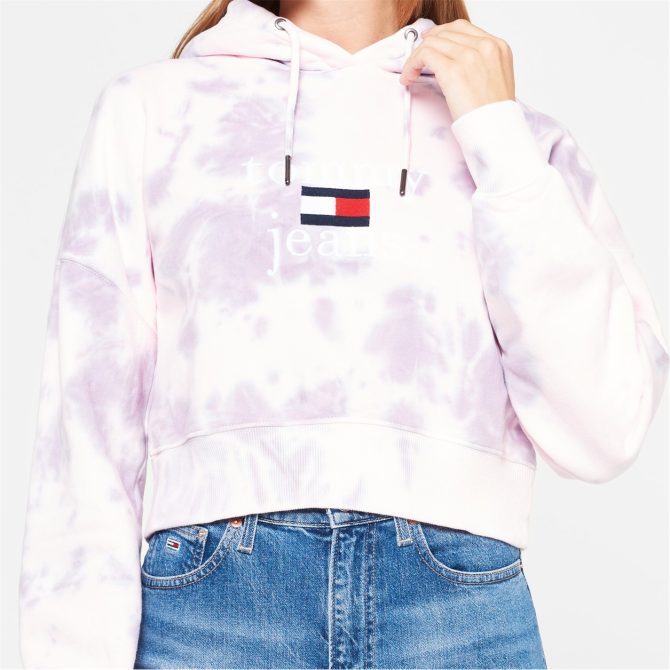 Tommy Hilfiger Tie Dye Hoodie Womens Sale Merchandise - Image 4
