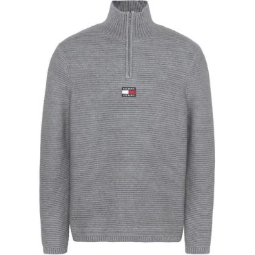 Badge half Zip Sweater Tommy Jeans Less Expensive