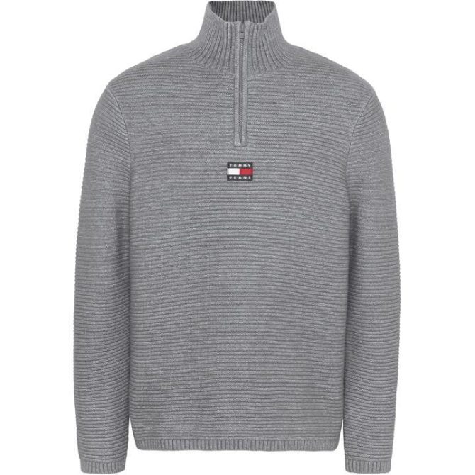 Badge half Zip Sweater Tommy Jeans Less Expensive