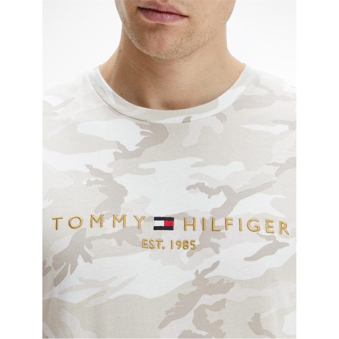 Camo Logo T Shirt TOMMY HILFIGER Affordable Price - Image 6