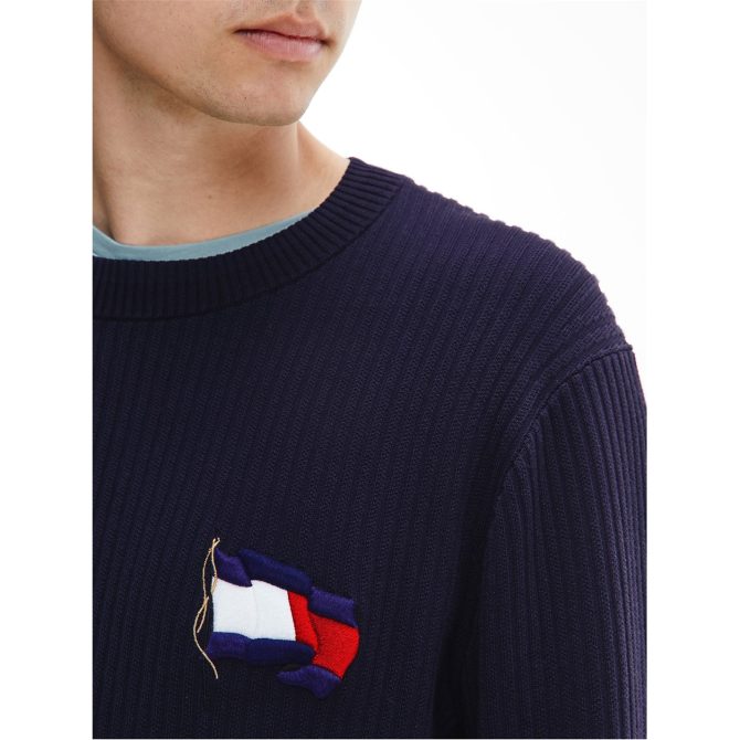 Wavy Flag Sweater Tommy Hilfiger Shoping Model - Image 6