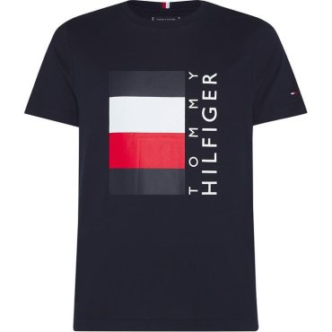 Stripe Box T Shirt Tommy Hilfiger Free Delivery