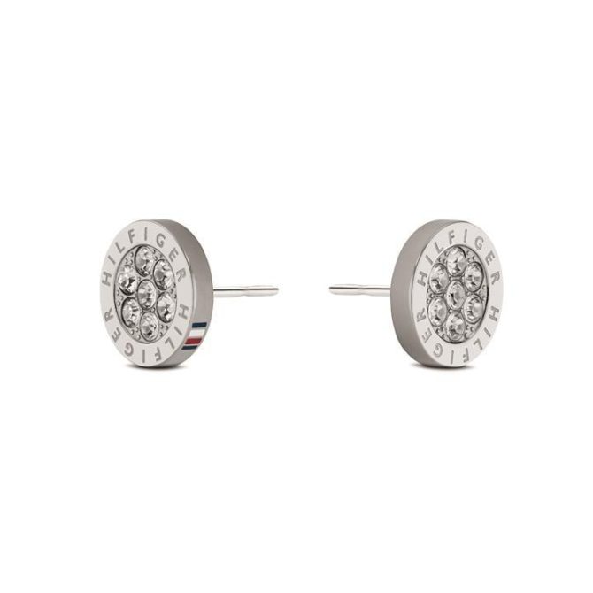 Tommy Hilfiger Crystal Studs Free Delivery