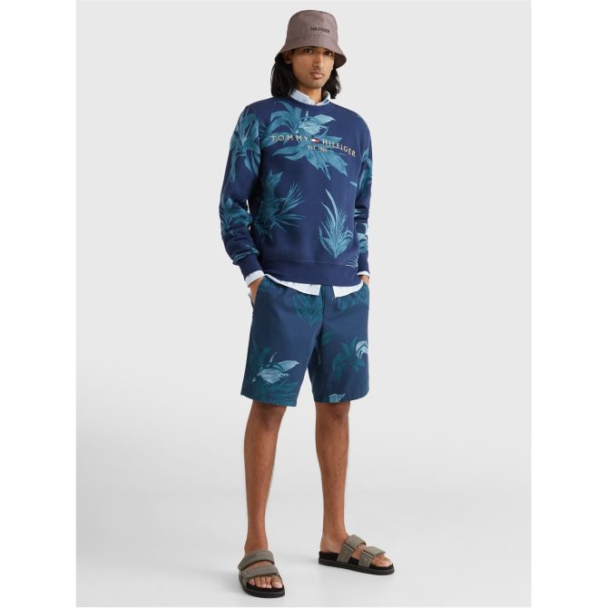 Floral Logo Crew Neck Sweatshirt Tommy Hilfiger Wholesale - Image 6