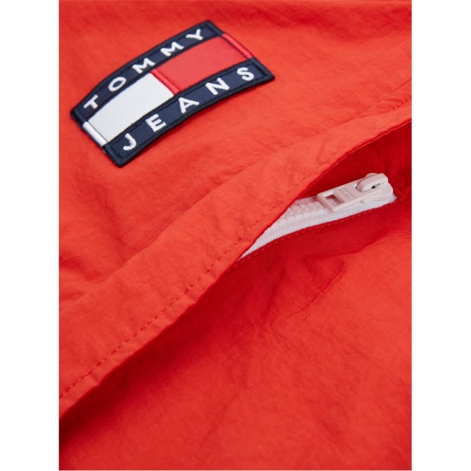 Tommy Jeans Acid Chicago Popover Jacket Mens Cut Price - Image 5