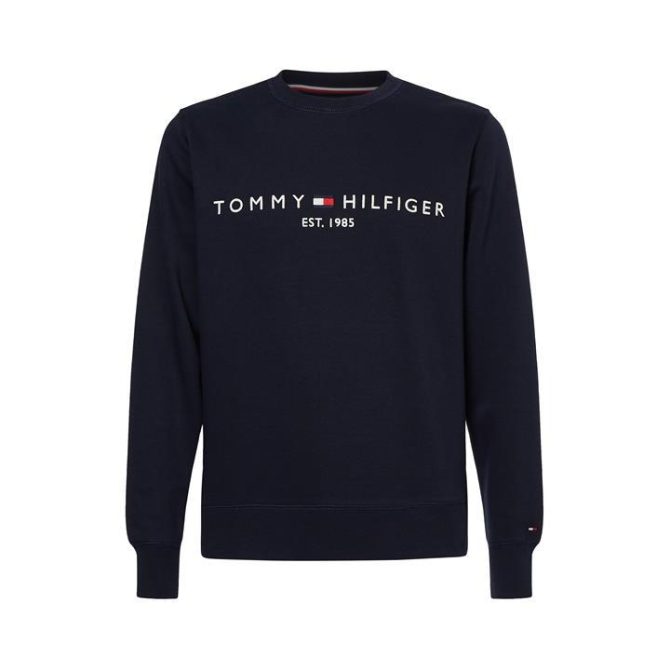 Logo Crew Sweatshirt Tommy Hilfiger Cut Price