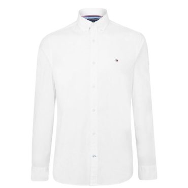 Stretch Poplin Long Sleeve Shirt Tommy Hilfiger Online Sales