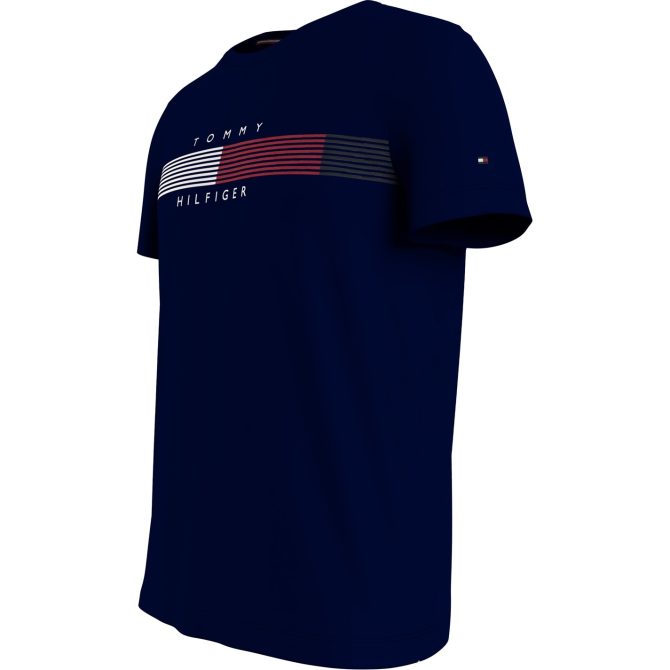 Stripe Graphic T-Shirt Tommy Hilfiger Sells Cheap - Image 3