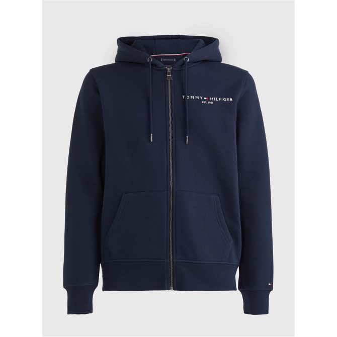 Logo Zip Through Hoodie Tommy Hilfiger Sells Cheap - Image 3