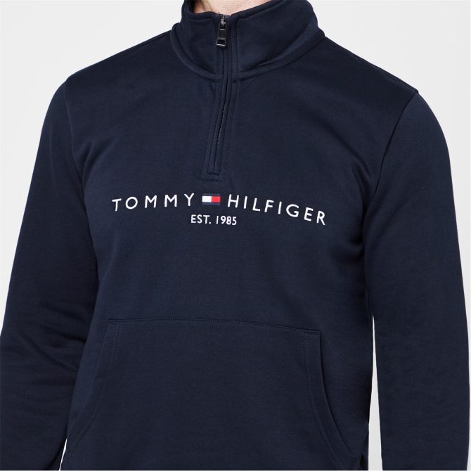 Logo Mockneck Sweatshirt Tommy Hilfiger Free Delivery - Image 4