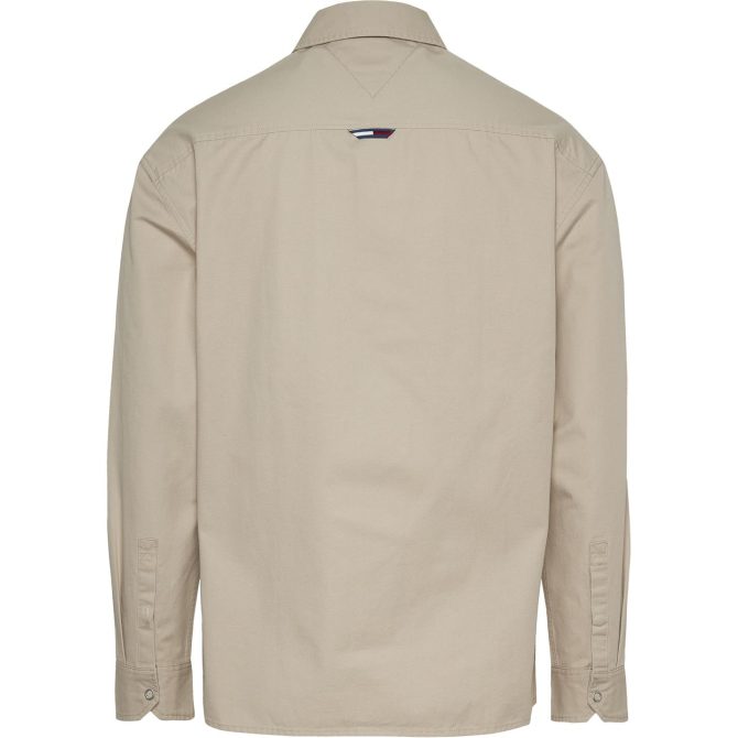 Soft Solid Cotton Over shirt Tommy Jeans Affordable Price - Image 2