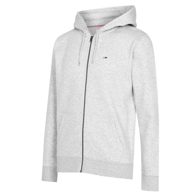 Original Flag Basic Zip Hoodie Tommy Jeans Free Delivery - Image 8