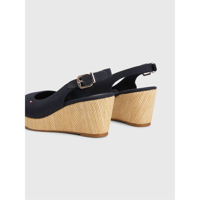 Iconic Elba Sling Back Wedges Tommy Hilfiger Hot Sell - Image 4
