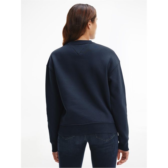 College Argyle Crew Sweatshirt Tommy Jeans On Sale - Image 4