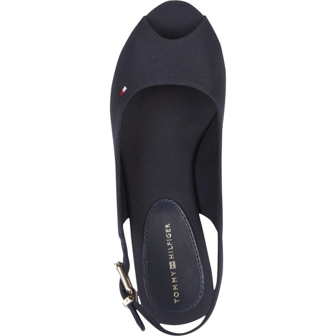 Iconic Elena Sling Back Wedges Tommy Hilfiger Shoping Model - Image 2