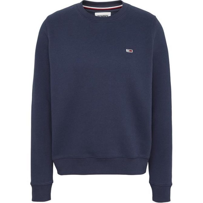 Regular Fleece Crew Neck Sweater Tommy Jeans Free Delivery
