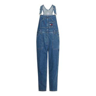 Badge Denim Dungarees Tommy Jeans Offering Discounts