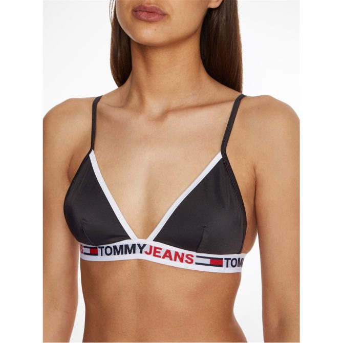 Triangle Fixed Bikini Top Tommy Bodywear Free Delivery - Image 2