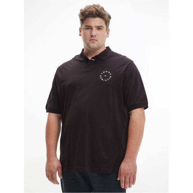 BT Round Logo Polo Shirt Tommy Hilfiger Fascinating Model - Image 4