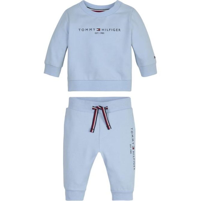 Tommy Hilfiger Essential Crew Neck Jogger Set On Sale
