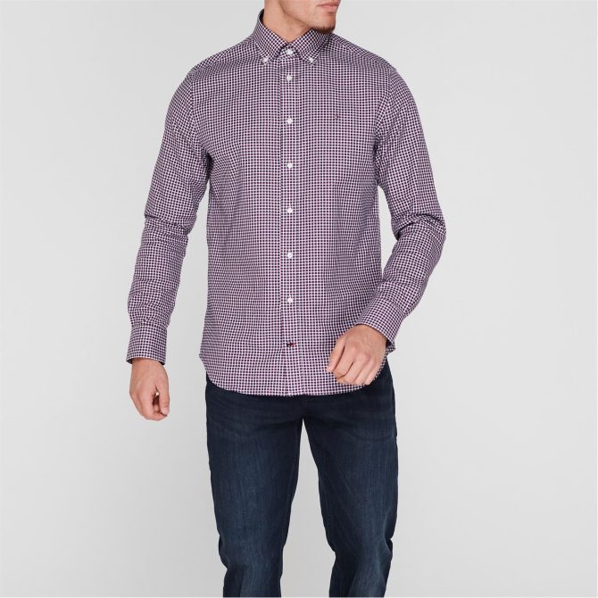 Button Down Checked Shirt Tommy Hilfiger Cut Price - Image 2
