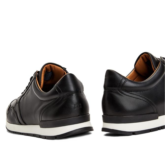Classic Premium Leather Trainers Tommy Hilfiger Cut Price - Image 4