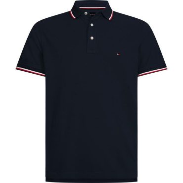 Core Tipped Slim Polo Shirt Tommy Hilfiger Shoping Model