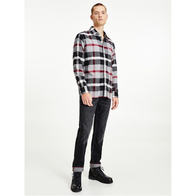 Check Overshirt Tommy Hilfiger Fascinating Model - Image 4