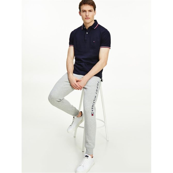Core Tipped Slim Polo Shirt Tommy Hilfiger Shoping Model - Image 6