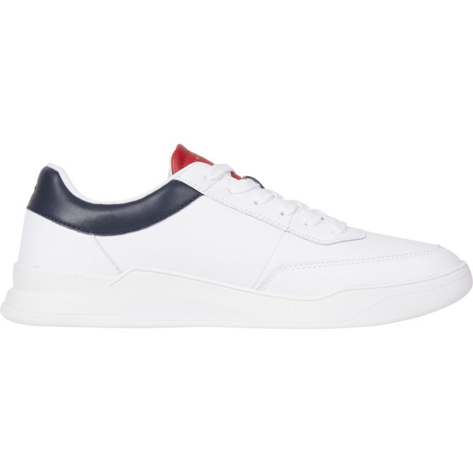Elevated Leather Cupsole Trainers Tommy Hilfiger Trend Model - Image 3