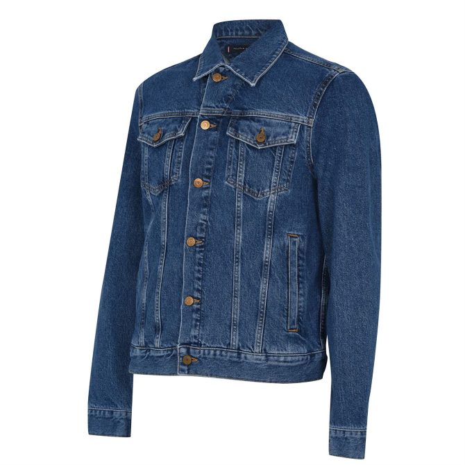 Tommy Hilfiger Icon Trucker Jacket Cut Price - Image 3