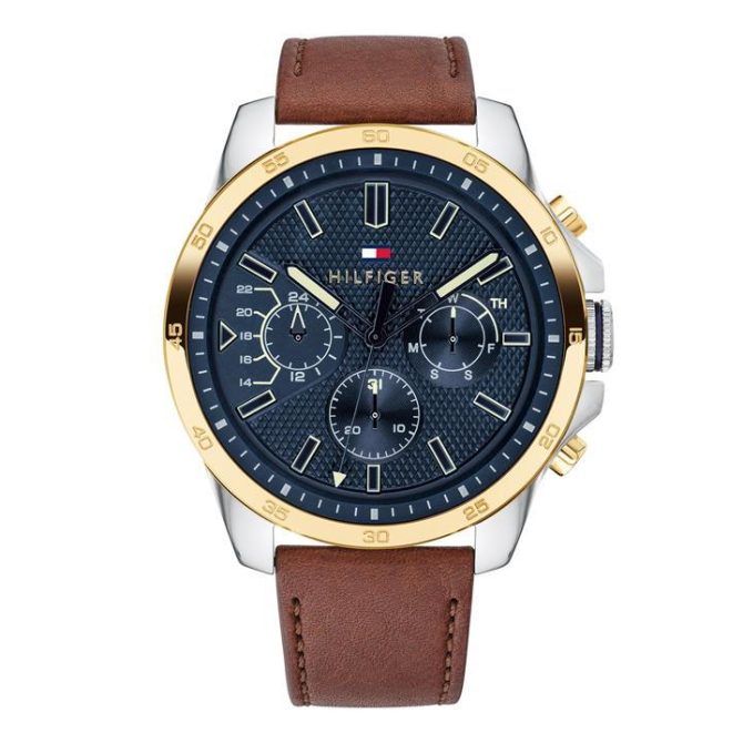 Gents Semi Gloss Dial Watch Tommy Hilfiger Free Delivery