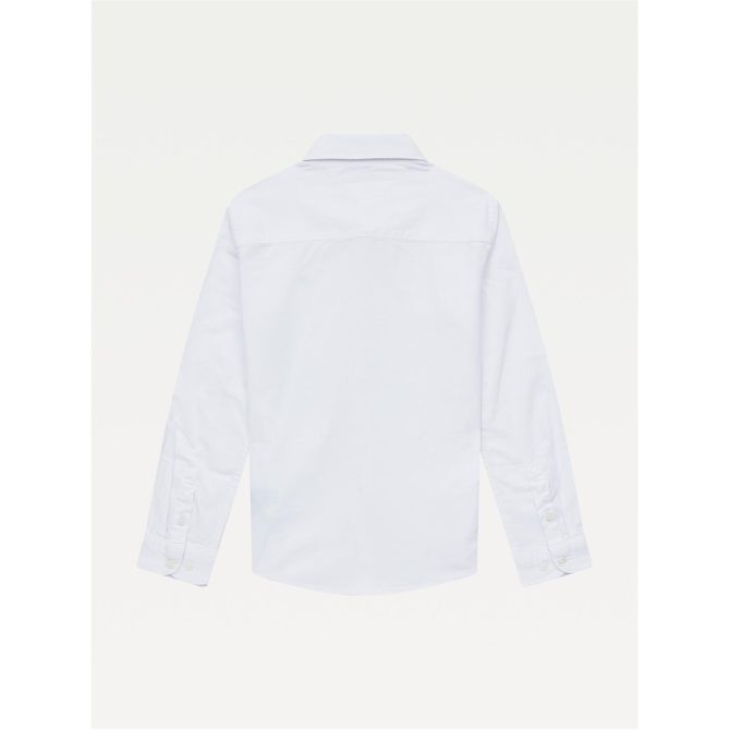 Junior Boys Oxford Shirt Tommy Hilfiger Cut Price - Image 4