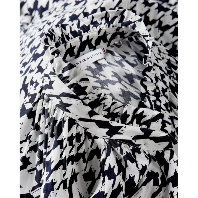 Houndstooth Dress Tommy Hilfiger Online Sales - Image 5