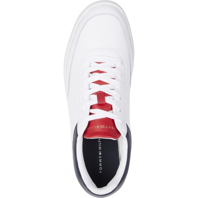 Elevated Leather Cupsole Trainers Tommy Hilfiger Trend Model - Image 2