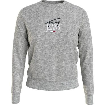 Essential Logo Crew Sweatshirt Tommy Jeans Trend Model