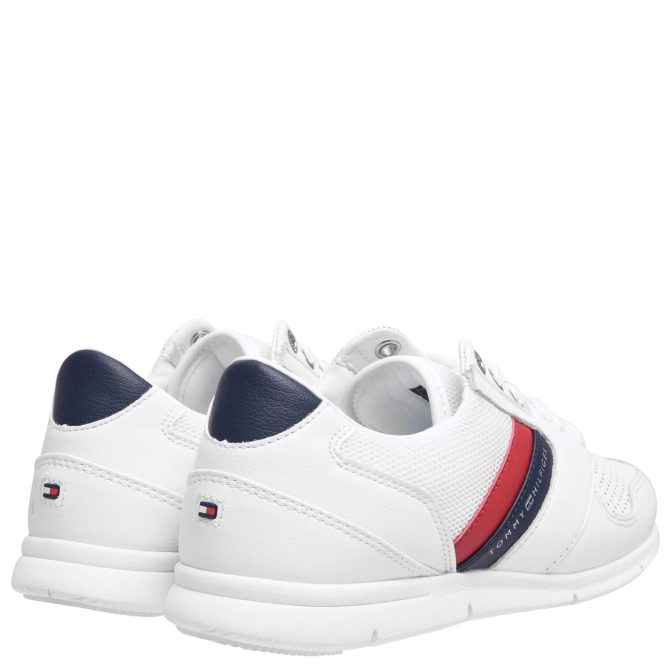 Lightweight Leather Trainers Tommy Hilfiger Cut Price - Image 4