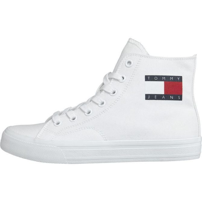 High Top Canvas Trainers Tommy Jeans Wholesale