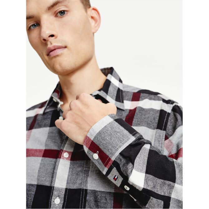 Check Overshirt Tommy Hilfiger Fascinating Model - Image 6