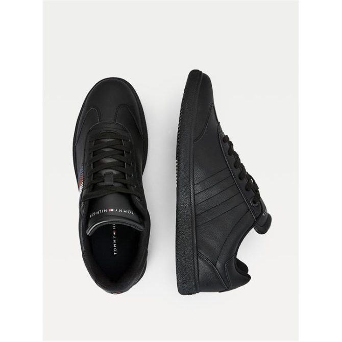 Tommy Hilfiger Corp Leather Sneaker Less Expensive