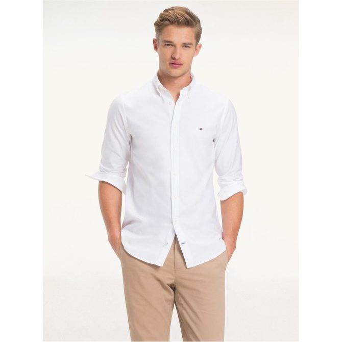 Slim Fit Oxford Shirt Tommy Hilfiger Less Expensive - Image 3