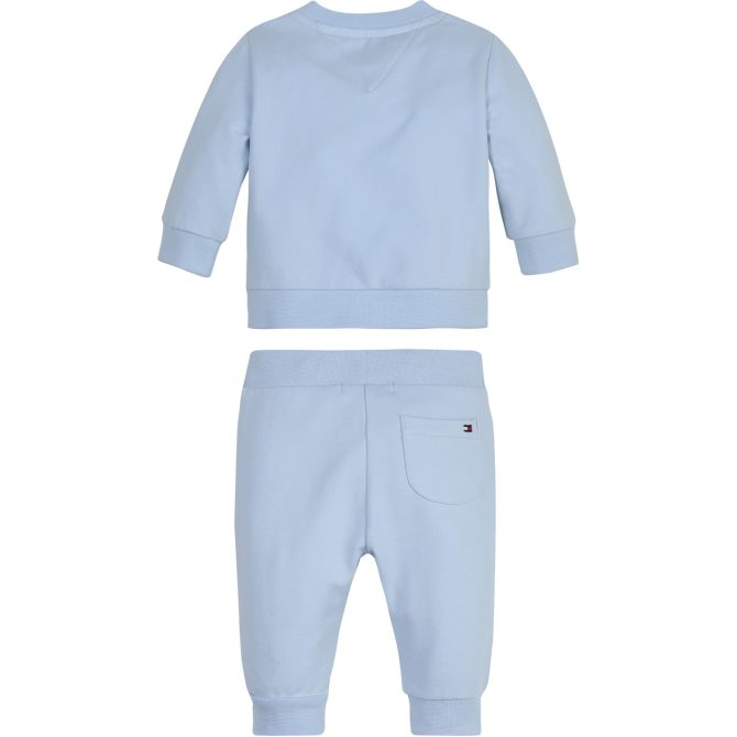 Tommy Hilfiger Essential Crew Neck Jogger Set On Sale - Image 2