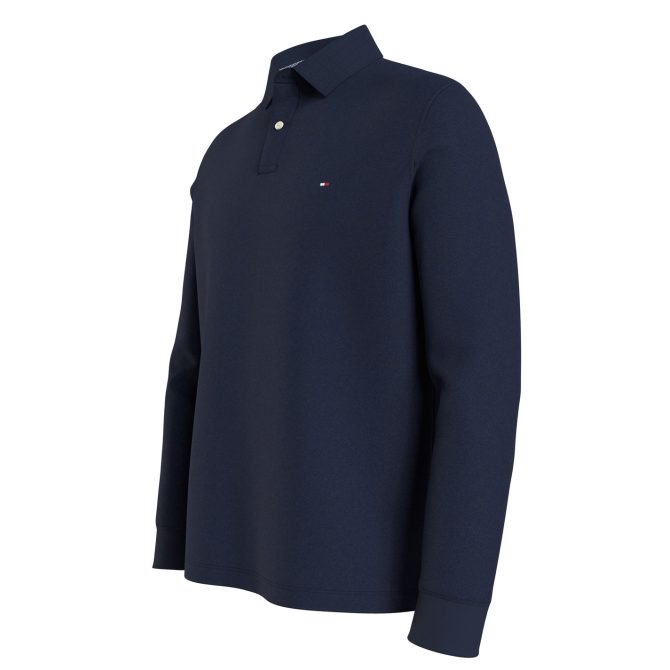 1985 Long Sleeve Polo Shirt Tommy Hilfiger Cut Price - Image 6