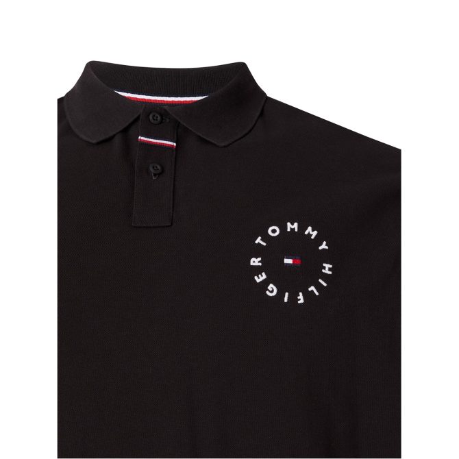 BT Round Logo Polo Shirt Tommy Hilfiger Fascinating Model - Image 3