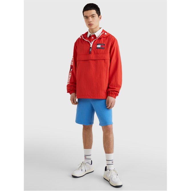 Tommy Jeans Acid Chicago Popover Jacket Mens Cut Price - Image 6