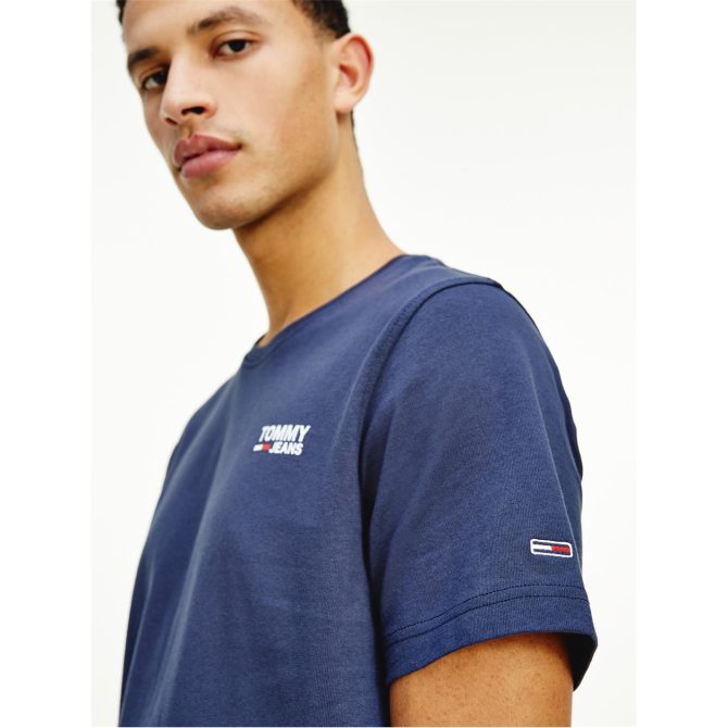 Regular Corp Logo T Shirt Tommy Jeans Free Delivery - Image 4